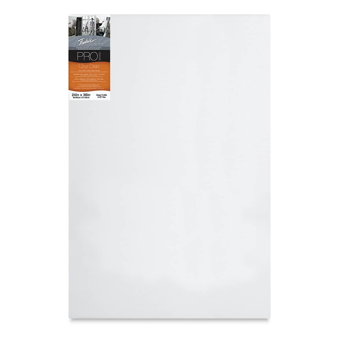 Open in modal - Fredrix Pro Series Dixie Museum Profile Canvas - 24" x 36", 2-1/4" Profile