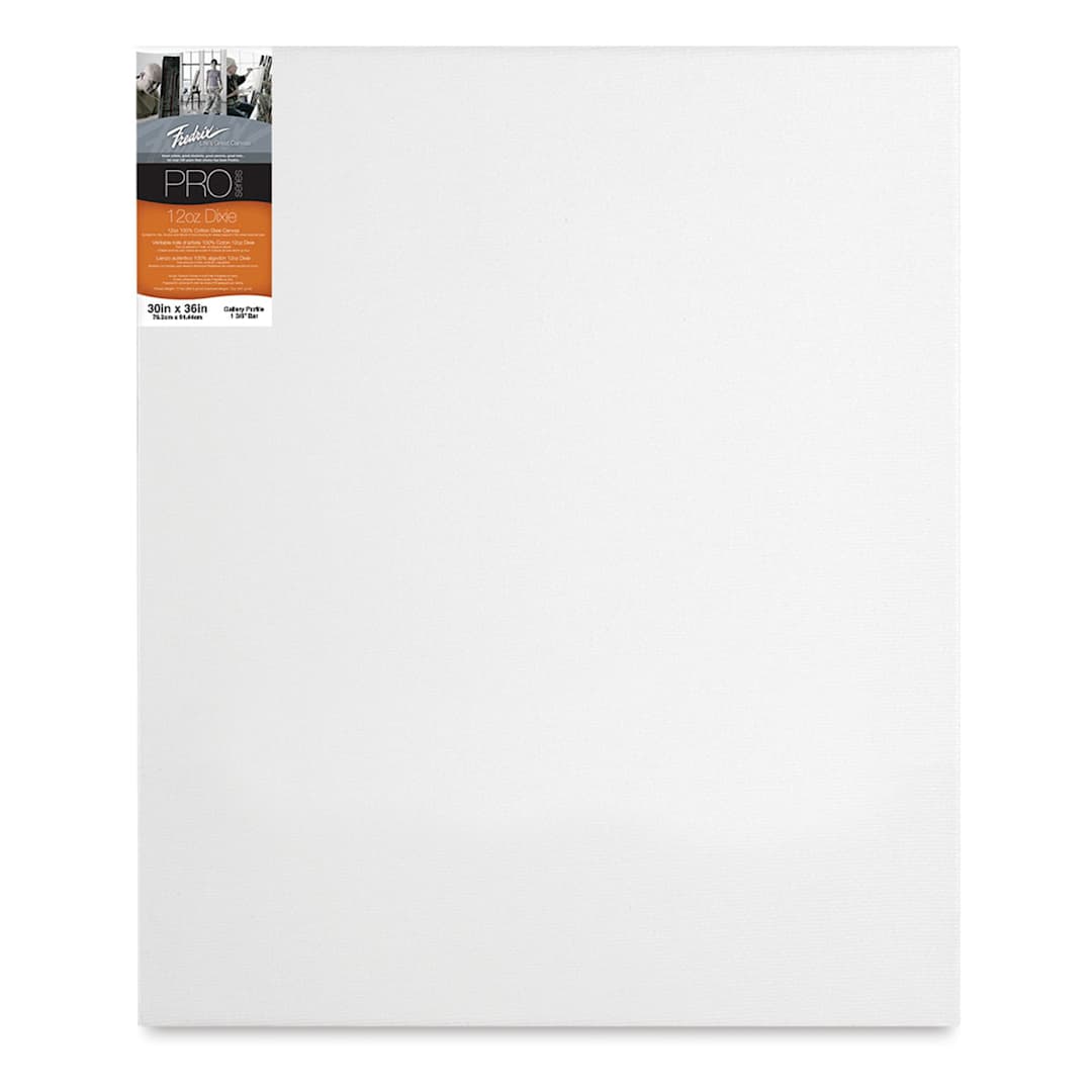 Open in modal - Fredrix Pro Series Dixie Gallery Profile Canvas - 30" x 36", 1-3/8" Profile