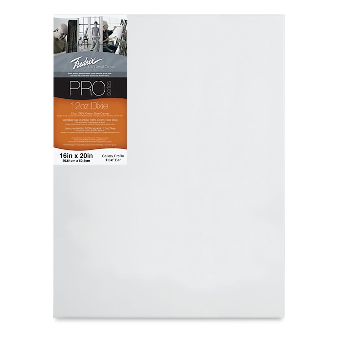 Open in modal - Fredrix Pro Series Dixie Gallery Profile Canvas - 16" x 20", 1-3/8" Profile