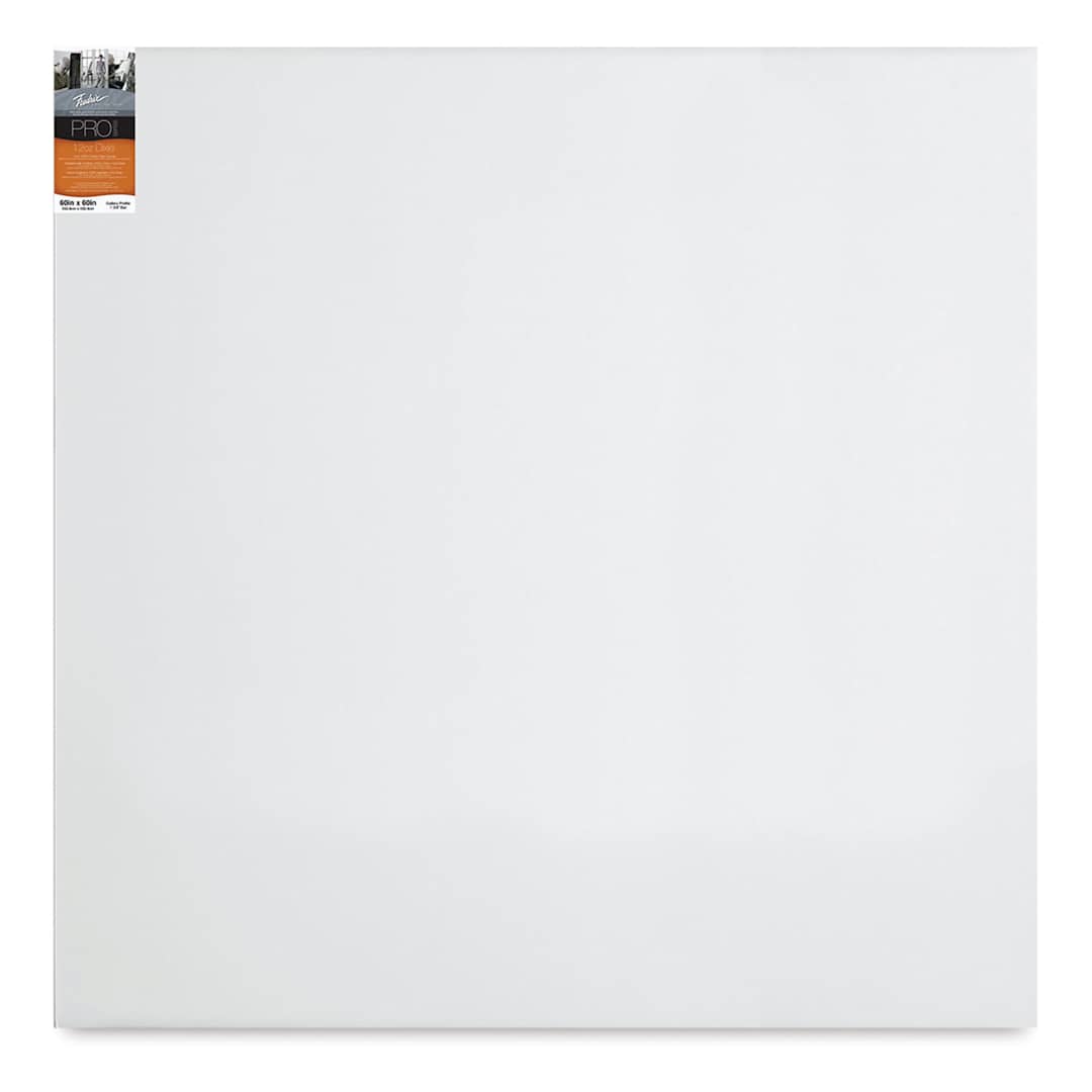 Open in modal - Fredrix Pro Series Dixie Gallery Profile Canvas - 60" x 60", 1-3/8" Profile