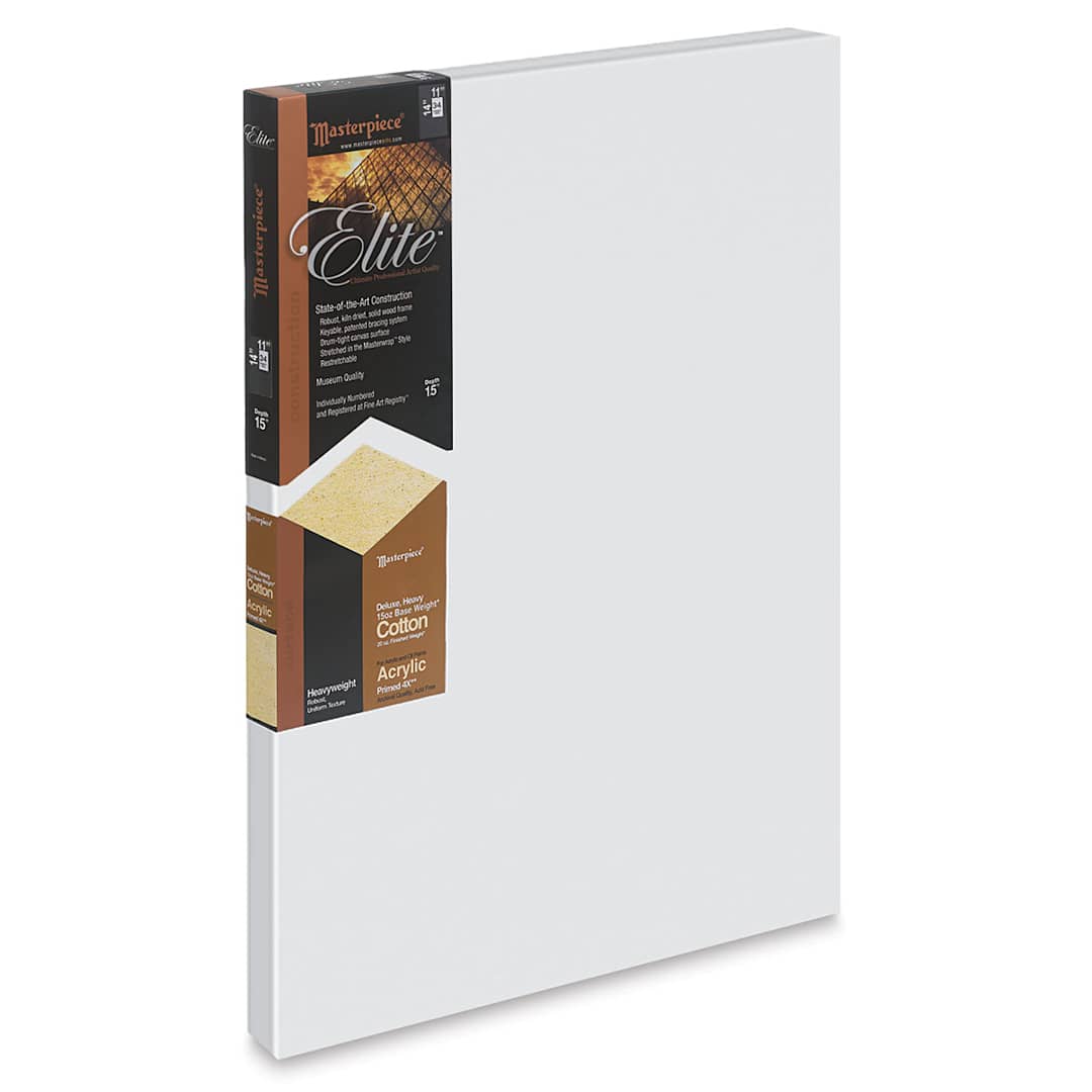 Open in modal - Masterpiece Elite Cotton Canvas - 11" x 14", Acrylic Primed