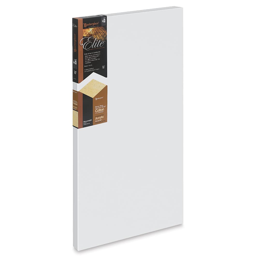 Open in modal - Masterpiece Elite Cotton Canvas - 12" x 36", Acrylic Primed