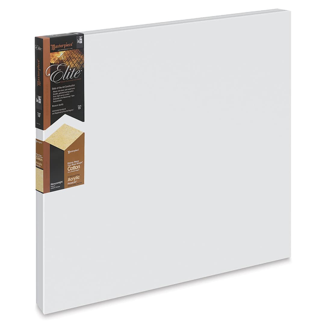 Open in modal - Masterpiece Elite Cotton Canvas - 30" x 30", Acrylic Primed