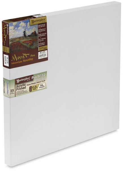 Open in modal - Monet Pro Sausalito Cotton Canvas - Front of Canvas at angle