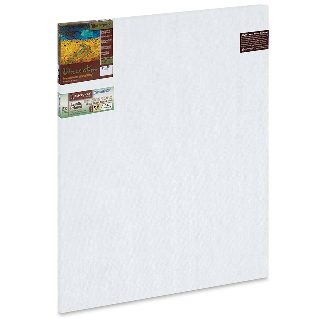 Open in modal - Masterpiece Vincent Pro Sausalito Cotton Canvas - 24" x 30", Acrylic Primed