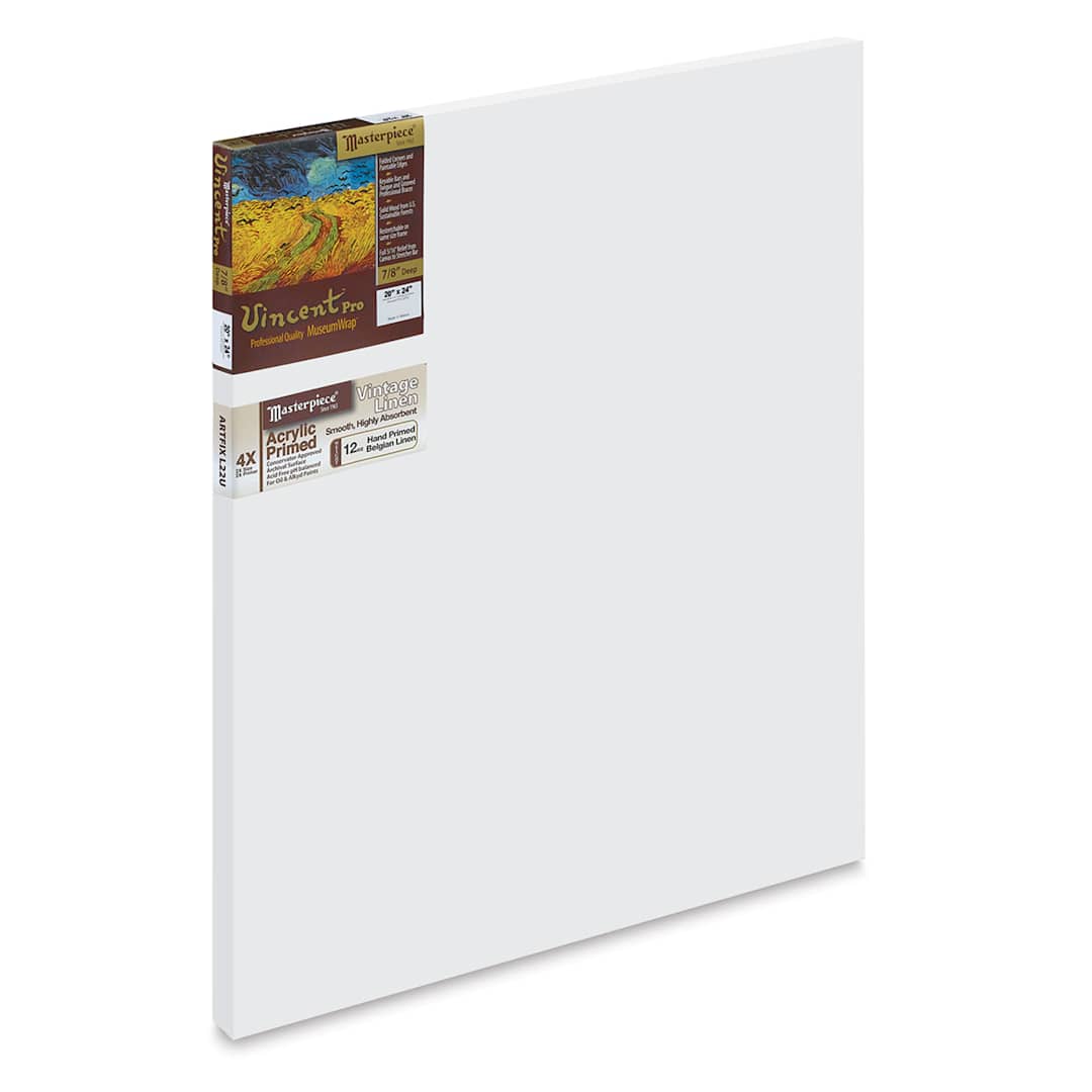 Open in modal - Masterpiece Vincent Pro Artfix Linen Canvas - 20" x 24", Acrylic Primed