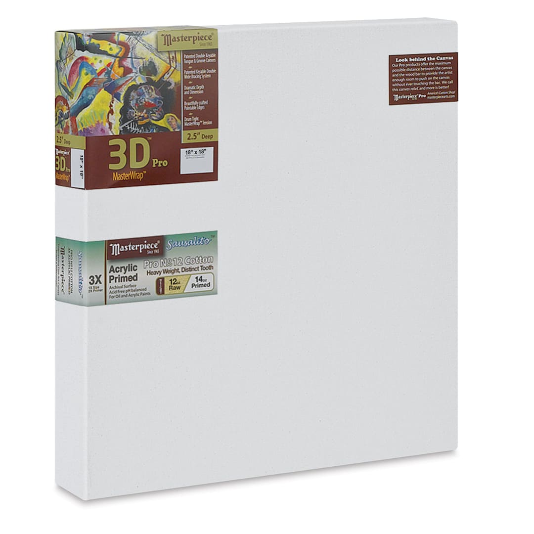 Open in modal - Masterpiece 3D Pro Sausalito Canvas - 18" x 18"