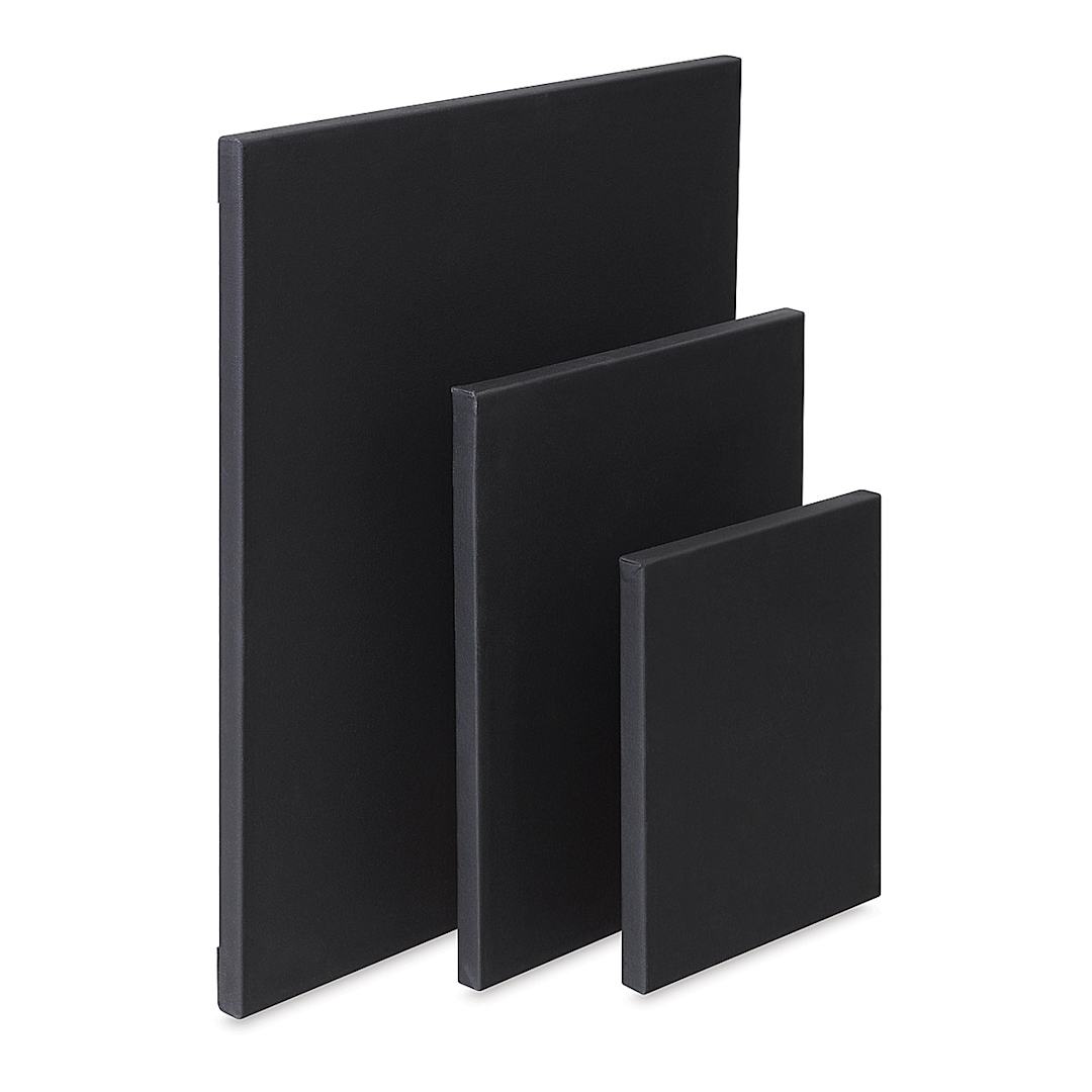 Open in modal - Blick Studio Black Cotton Canvas (Assorted sizes)