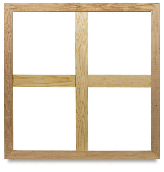 Open in modal - Masterpiece Cross Braces - 40" set, front view of cross braces - stretcher bars are not included