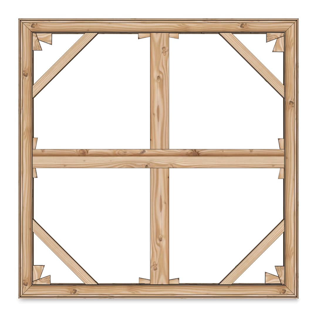 Open in modal - Masterpiece B2 Stretcher Kit with Braces - 40" x 60", With Brace