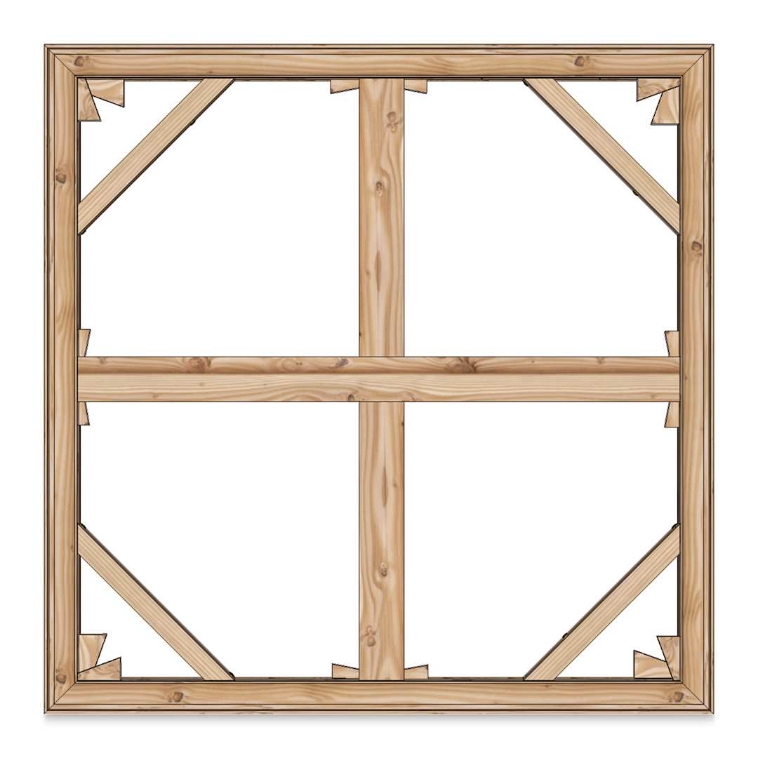 Open in modal - Masterpiece B2 Stretcher Kit with Braces - 48" x 60", With Brace