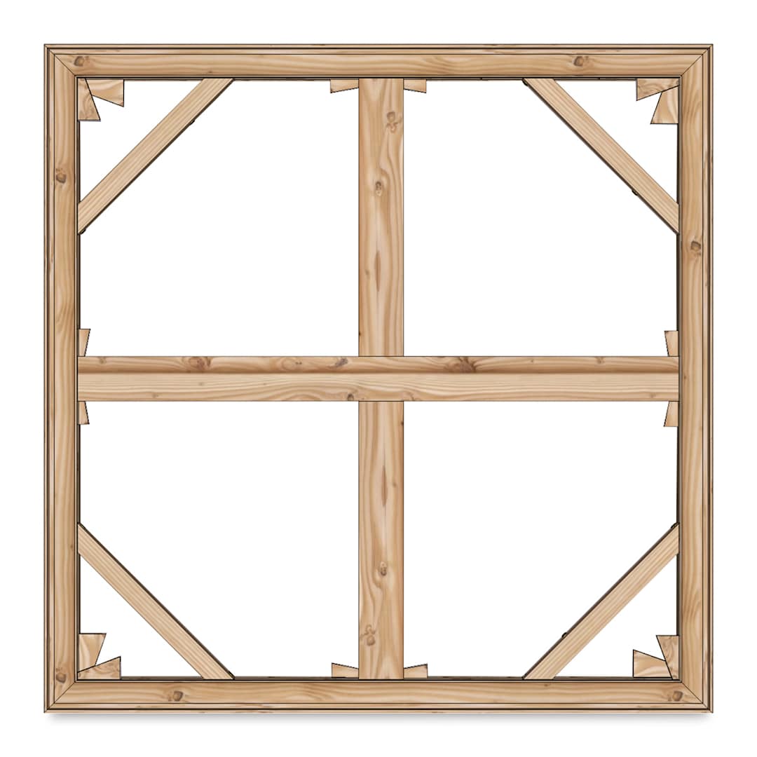 Open in modal - Masterpiece B2 Stretcher Kit with Braces - 54" x 54", With Brace