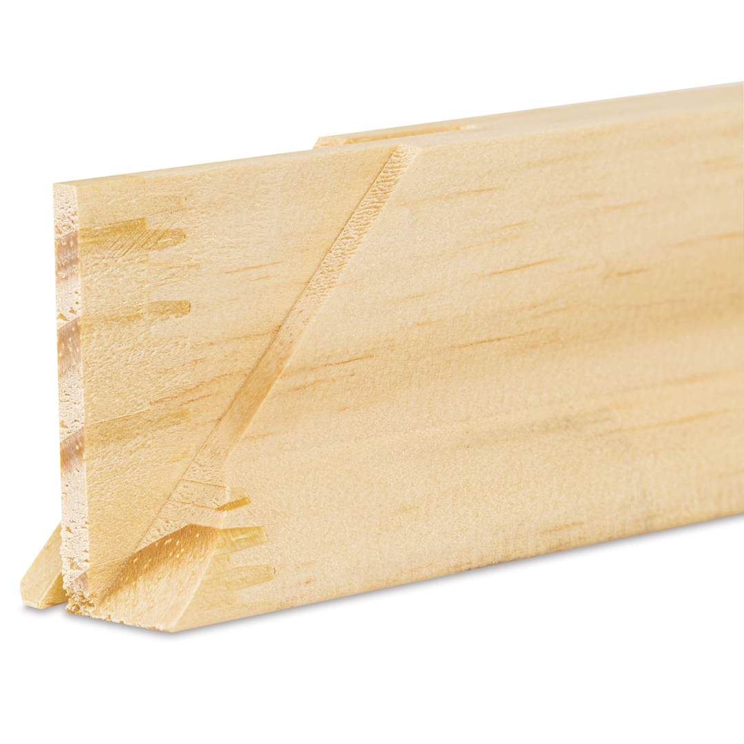 Open in modal - Blick Standard Stretcher Bar - 23", close-up of stretcher bar