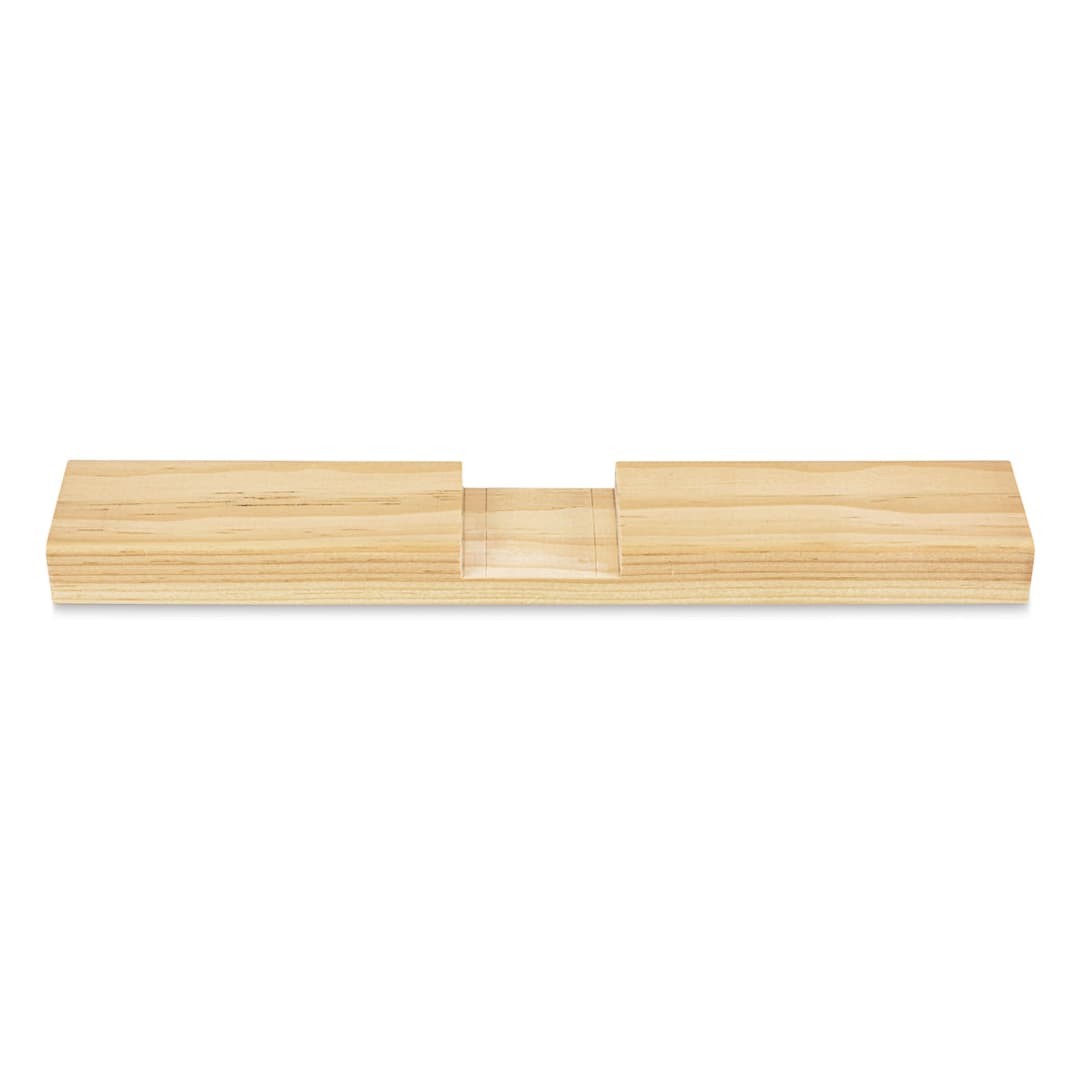 Open in modal - Utrecht Heavy-Duty Canvas Cross Brace - Side view of Center Notched Brace showing cut out