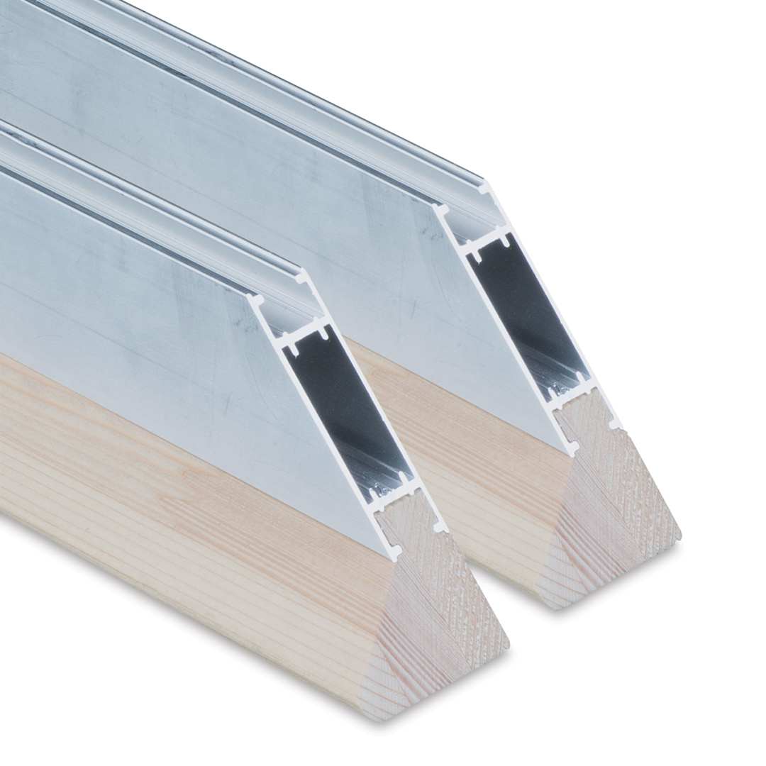 Open in modal - MUSEO ALU-Frame Aluminum Stretcher Bars and Parts - Stretcher Bar 1-3/4" Profile, 12", Pkg of 2