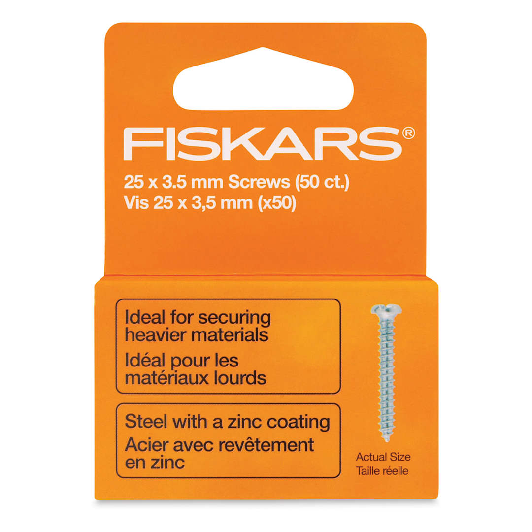 Open in modal - Fiskars DIY Anchor Screws, Package of 50