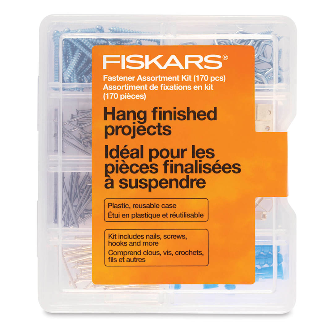 Open in modal - Fiskars Fastener Assortment Kit, Set of 170