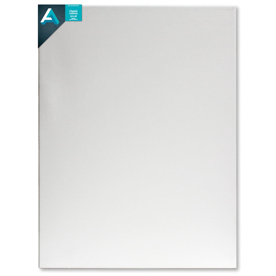 Open in modal - Art Alternatives Classic Cotton Stretched Canvas, Studio, .75 in Profile, 36 in x 48 in