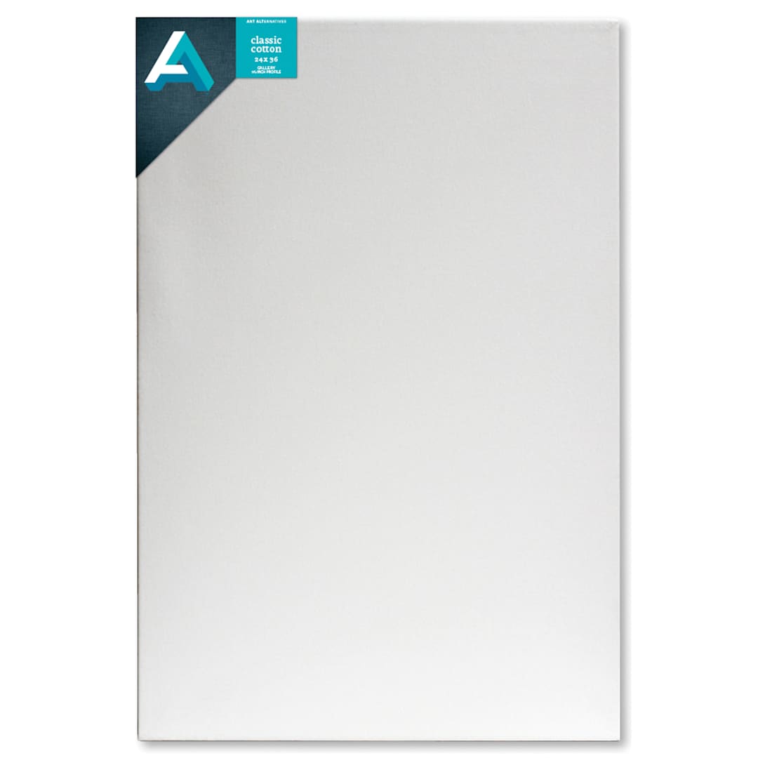 Open in modal - Art Alternatives Classic Cotton Stretched Canvas, Gallery, 1-3/8 in Profile, 24 in x 36 in
