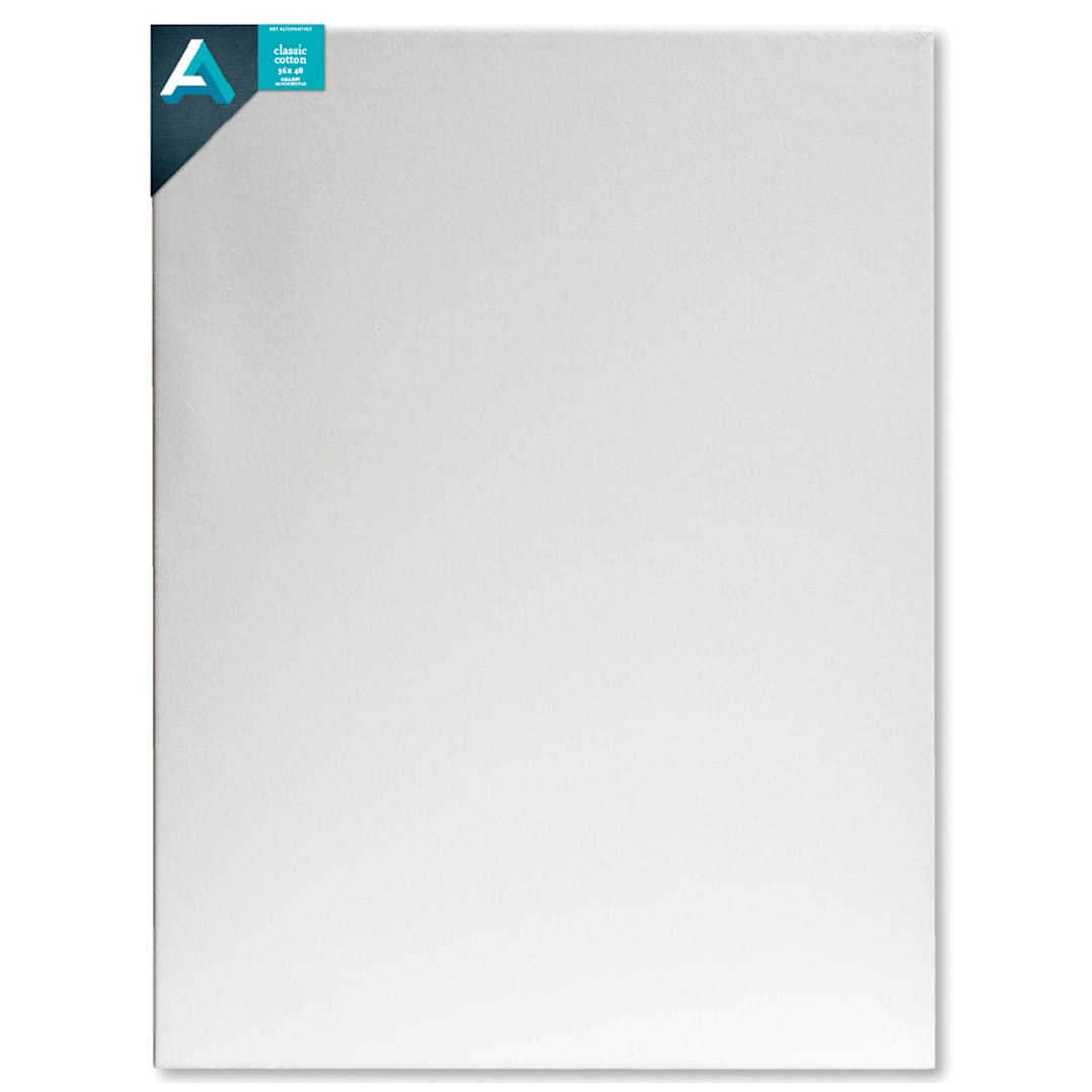 Open in modal - Art Alternatives Classic Cotton Stretched Canvas, Gallery, 1-3/8 in Profile, 36 in x 48 in
