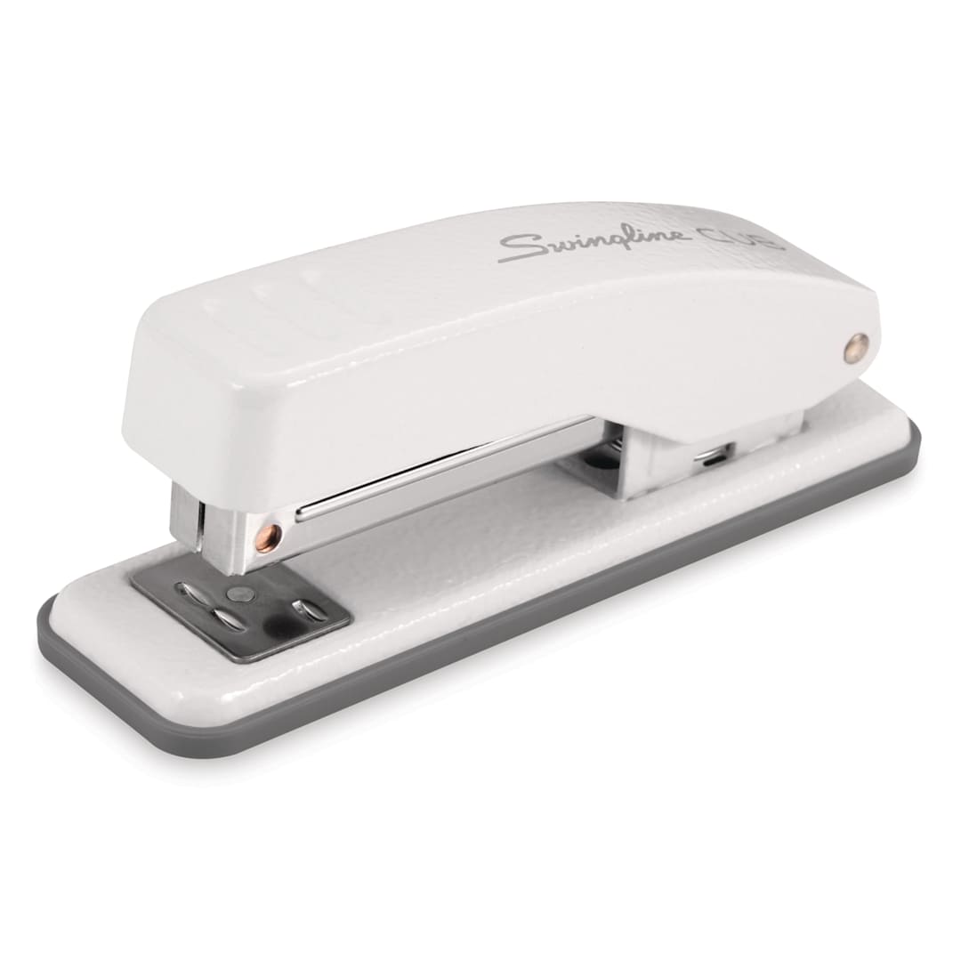 Open in modal - Swingline Cub Compact Metal Stapler - Arctic White