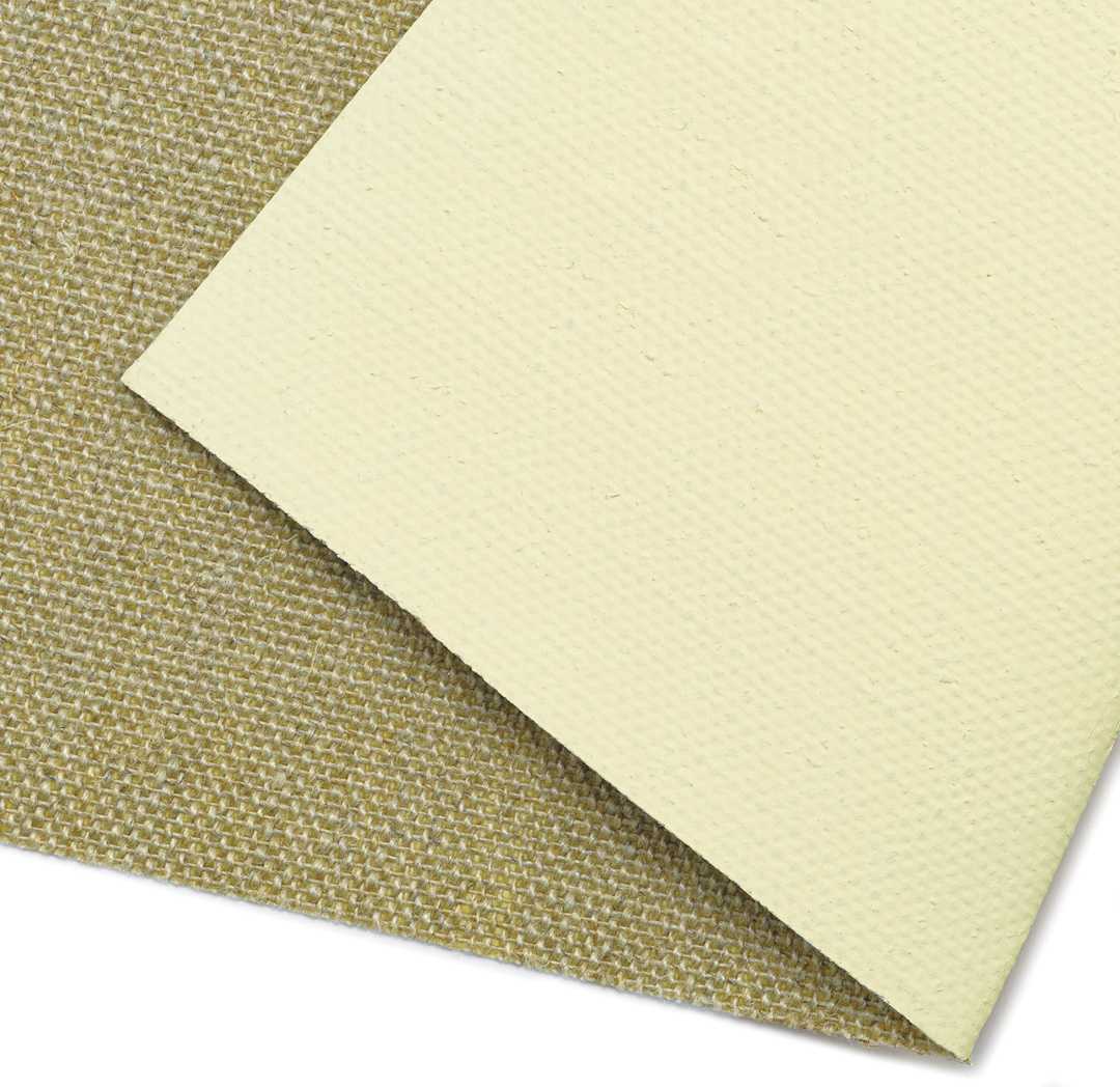 Open in modal - Artfix Linen Canvas Roll - 85" x 11 yd, Double Primed, Mural, close-up of canvas