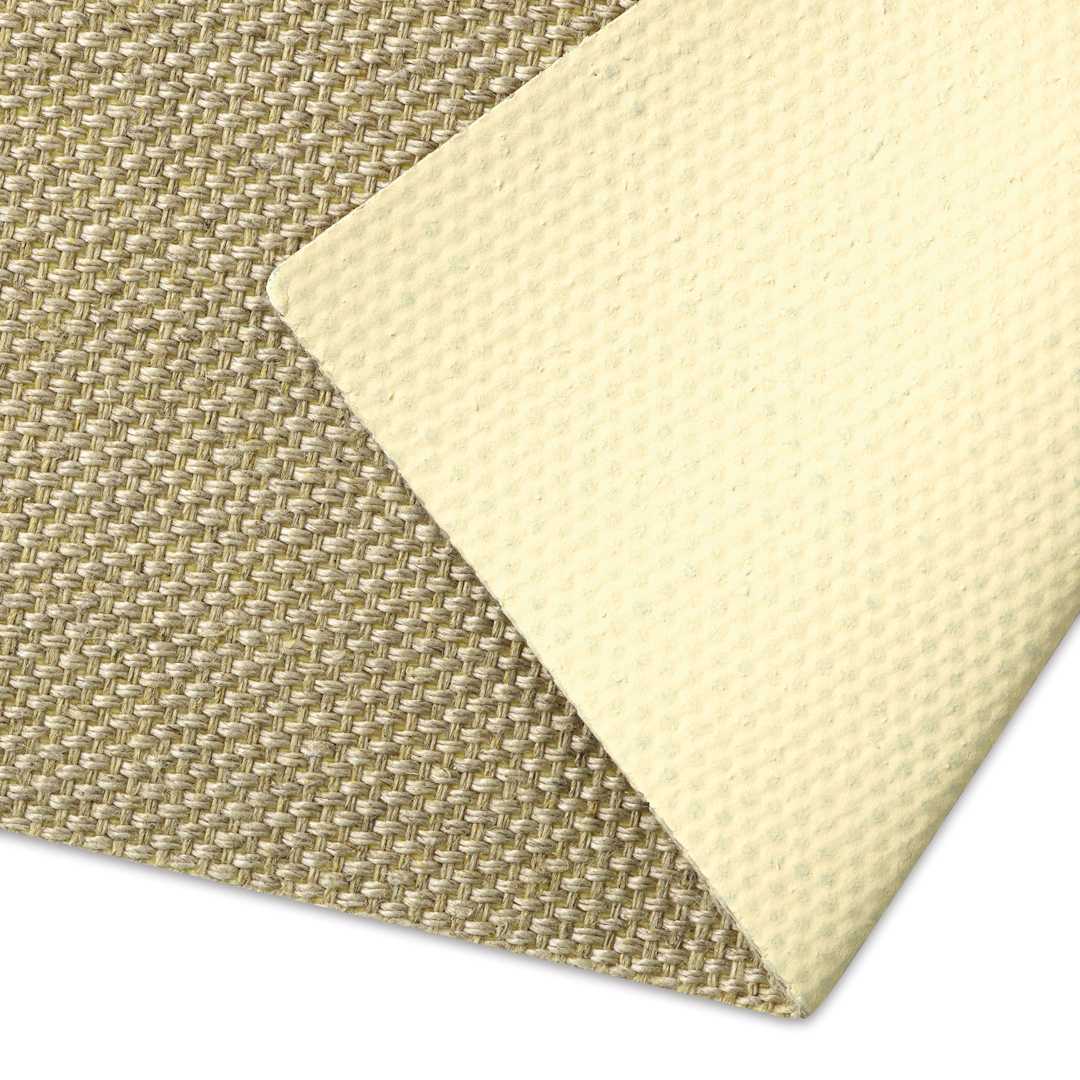 Open in modal - Artfix Oil Primed Linen Canvas by the Yard - L92C, Double Primed, Double Thread Coarse, 85" x 1 yd, close-up