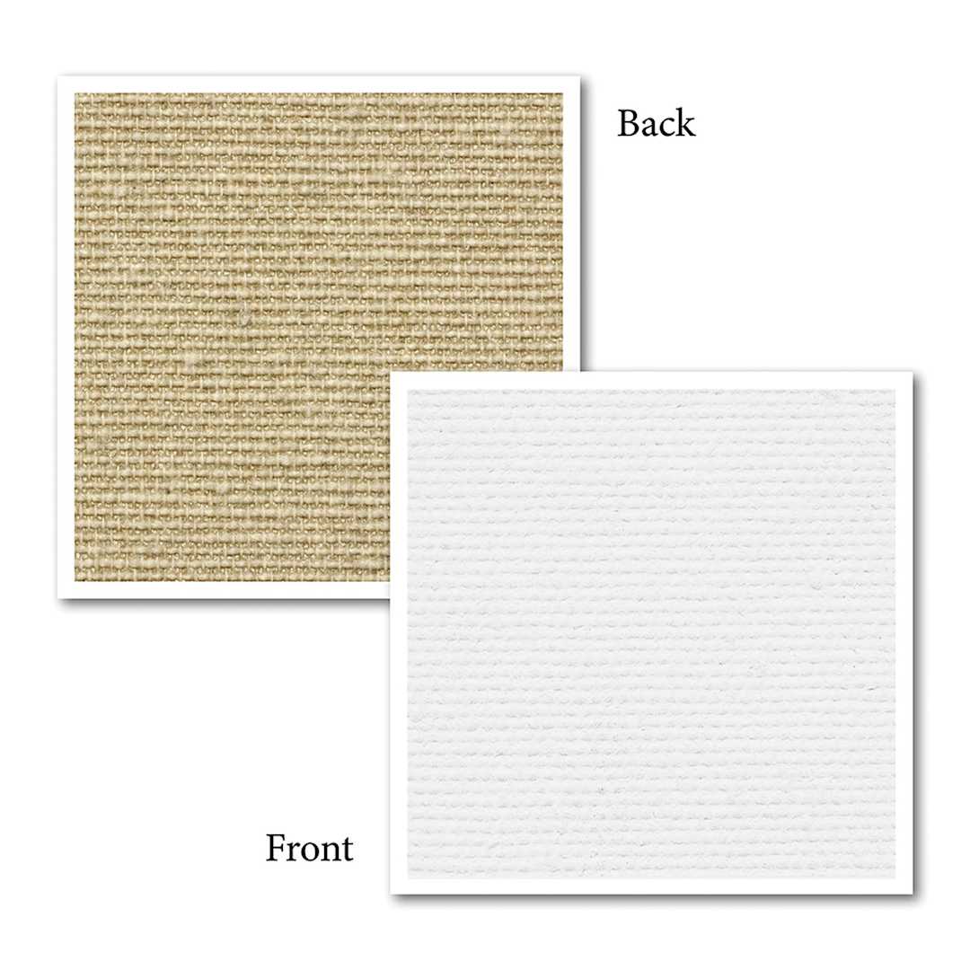 Open in modal - Caravaggio 501 Polyester Canvas Roll - 83" x 5 yds, Double Primed, Medium Texture