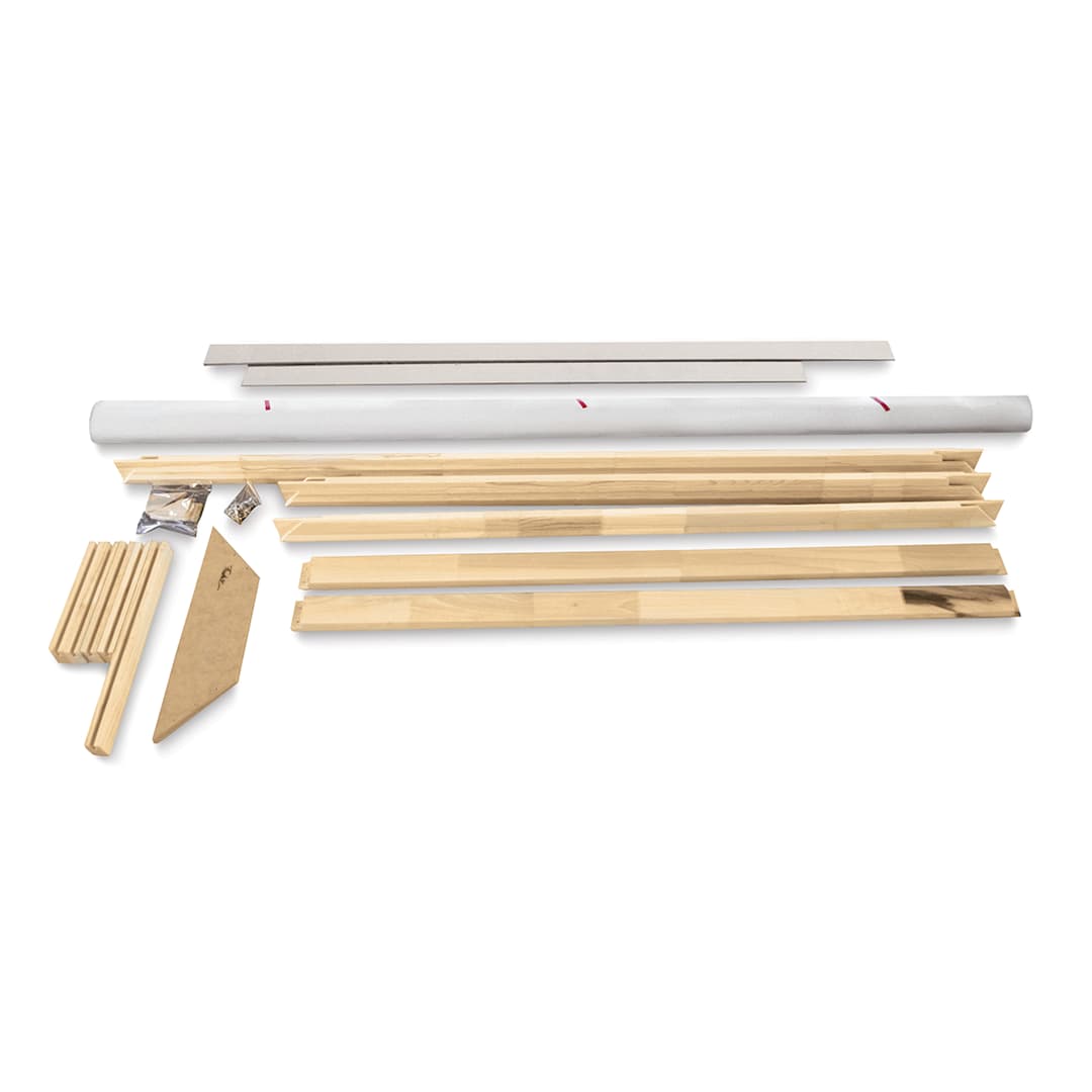 Open in modal - Fredrix Pro Series Dixie Cotton Canvas Kit (Kit contents)