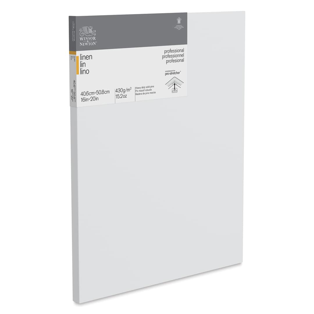 Open in modal - Winsor & Newton Professional Linen Canvas - 16" x 20", 13/16" Profile