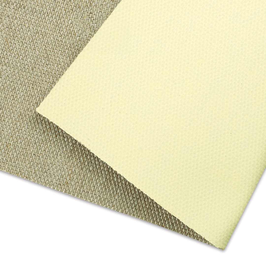 Open in modal - Belle Arti Oil Primed Linen Canvas by the Yard - Medium, 82" x 1 yd, 15 oz, canvas close-up