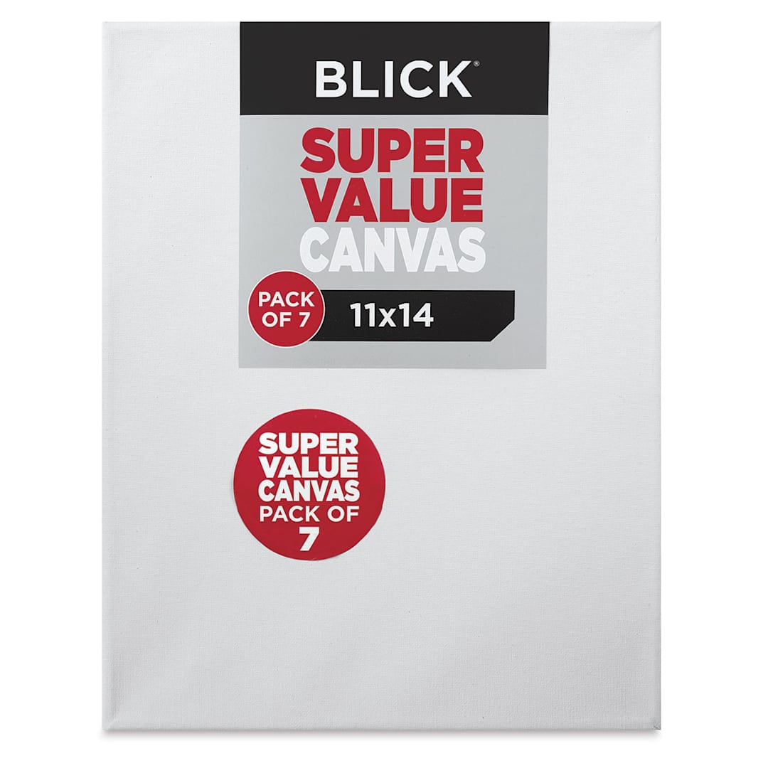 Open in modal - Blick Super Value Canvas Pack - 11'' x 14'', Pkg of 7