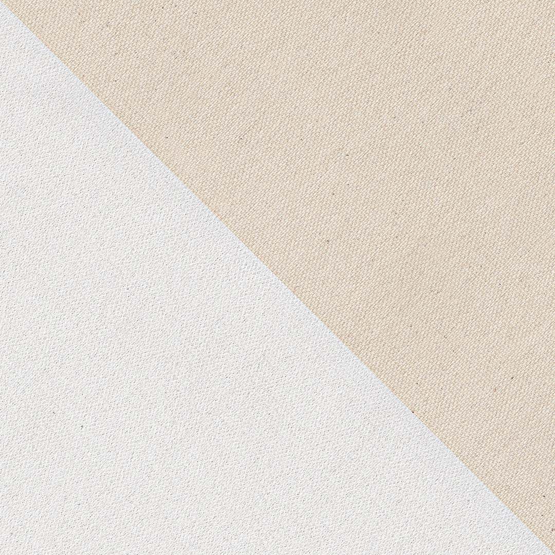 Open in modal - Masterpiece Monterey Cotton Canvas Roll - Swatch shown diagonally primed for contrast