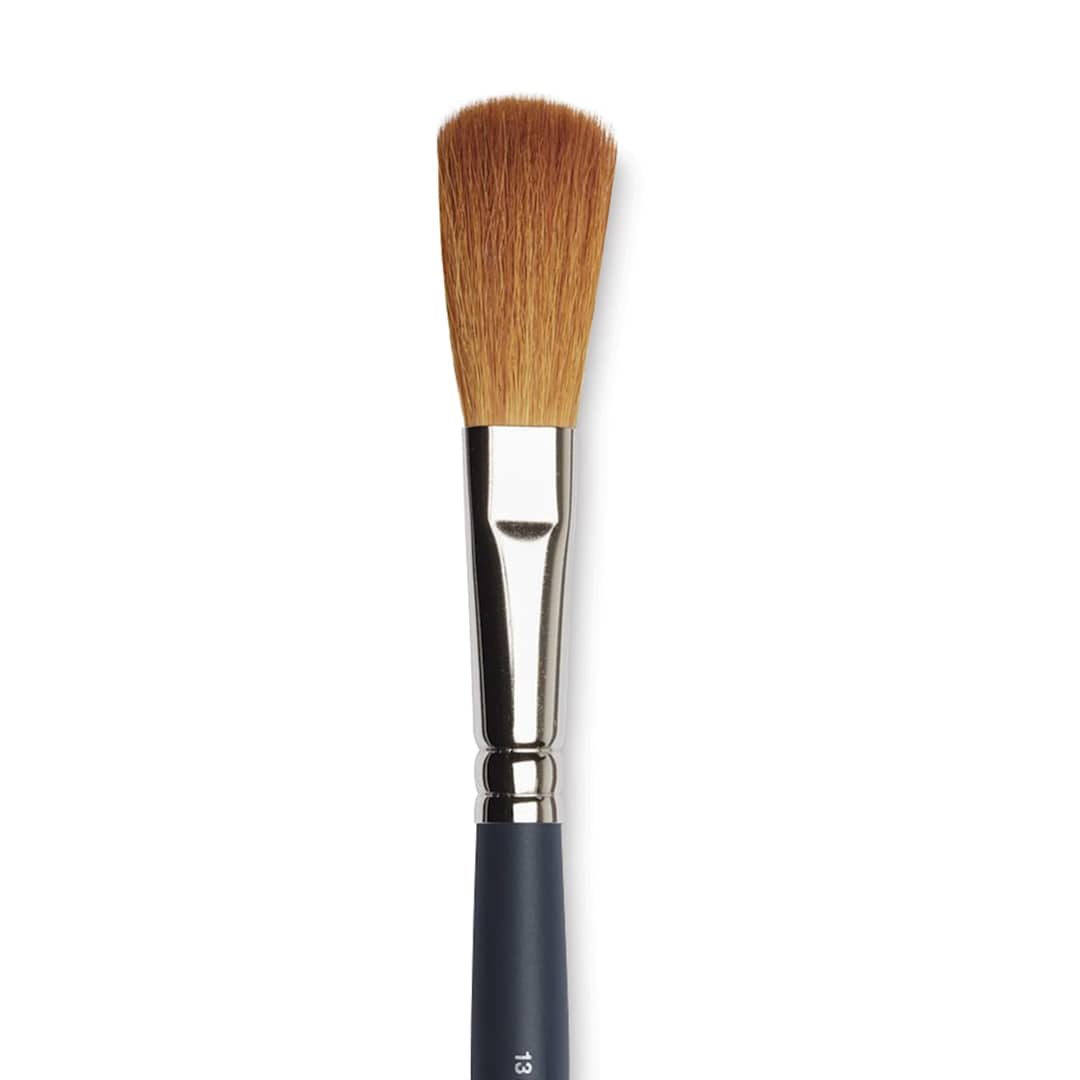 Open in modal - Winsor & Newton Professional Watercolor Synthetic Sable Brush - Mop, 1/2", Short Handle (close-up)