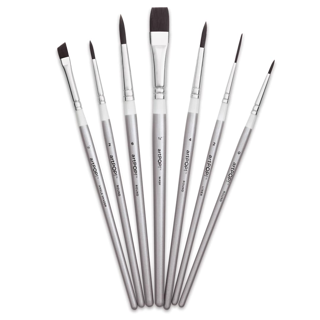 Open in modal - artPOP! Premium Plus Synthetic Watercolor Brush Set