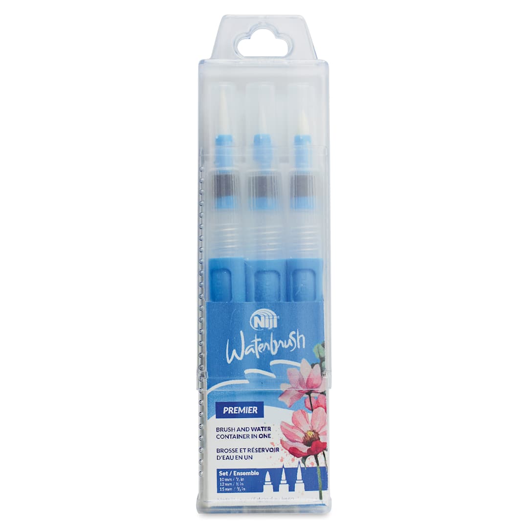 Open in modal - Niji Premier Waterbrushes - Set of 3