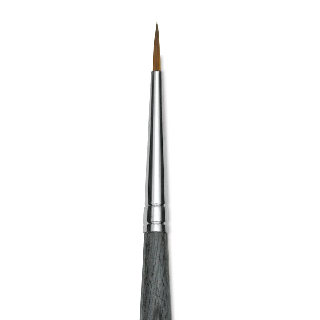Open in modal - Da Vinci Colineo Synthetic Kolinsky Sable Brush - Round, Size 0, Short Handle (close-up)