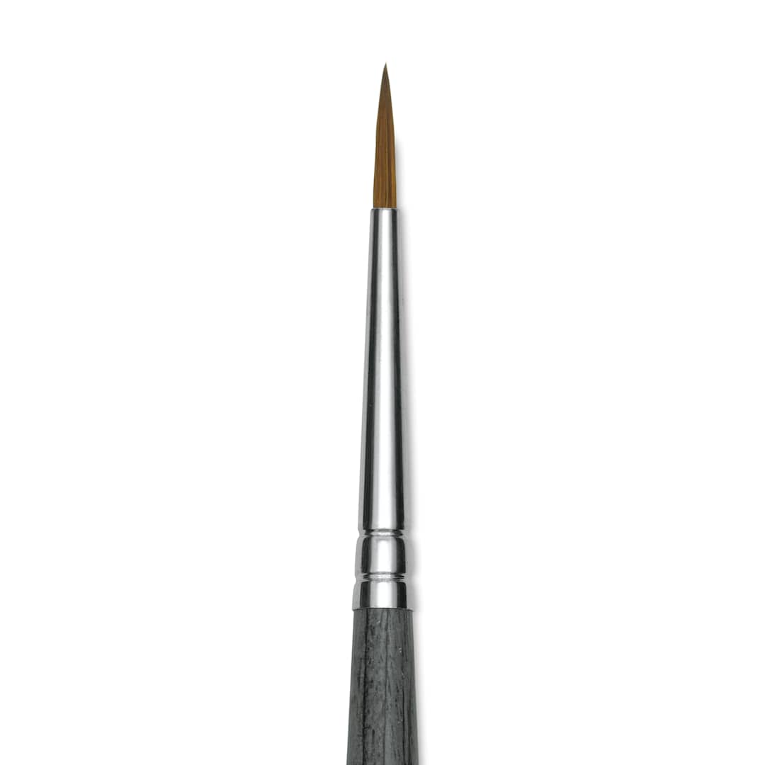 Open in modal - Da Vinci Colineo Synthetic Kolinsky Sable Brush - Round, Size 1, Short Handle (close-up)