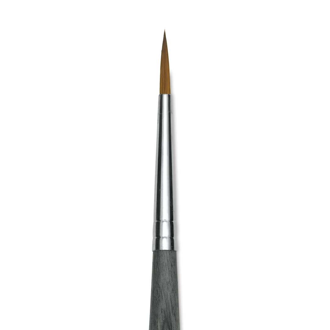 Open in modal - Da Vinci Colineo Synthetic Kolinsky Sable Brush - Round, Size 2, Short Handle (close-up)