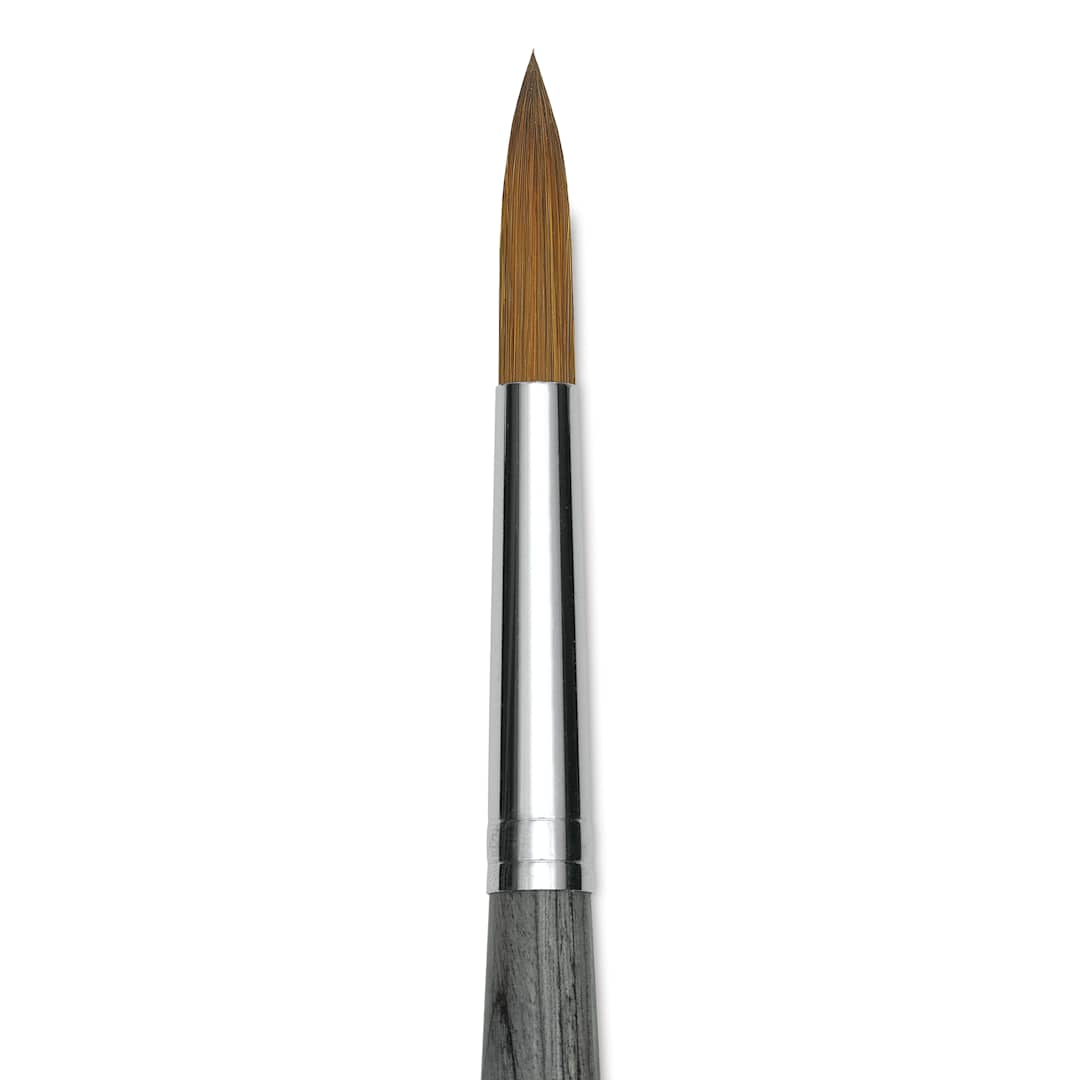 Open in modal - Da Vinci Colineo Synthetic Kolinsky Sable Brush - Round, Size 10, Short Handle (close-up)