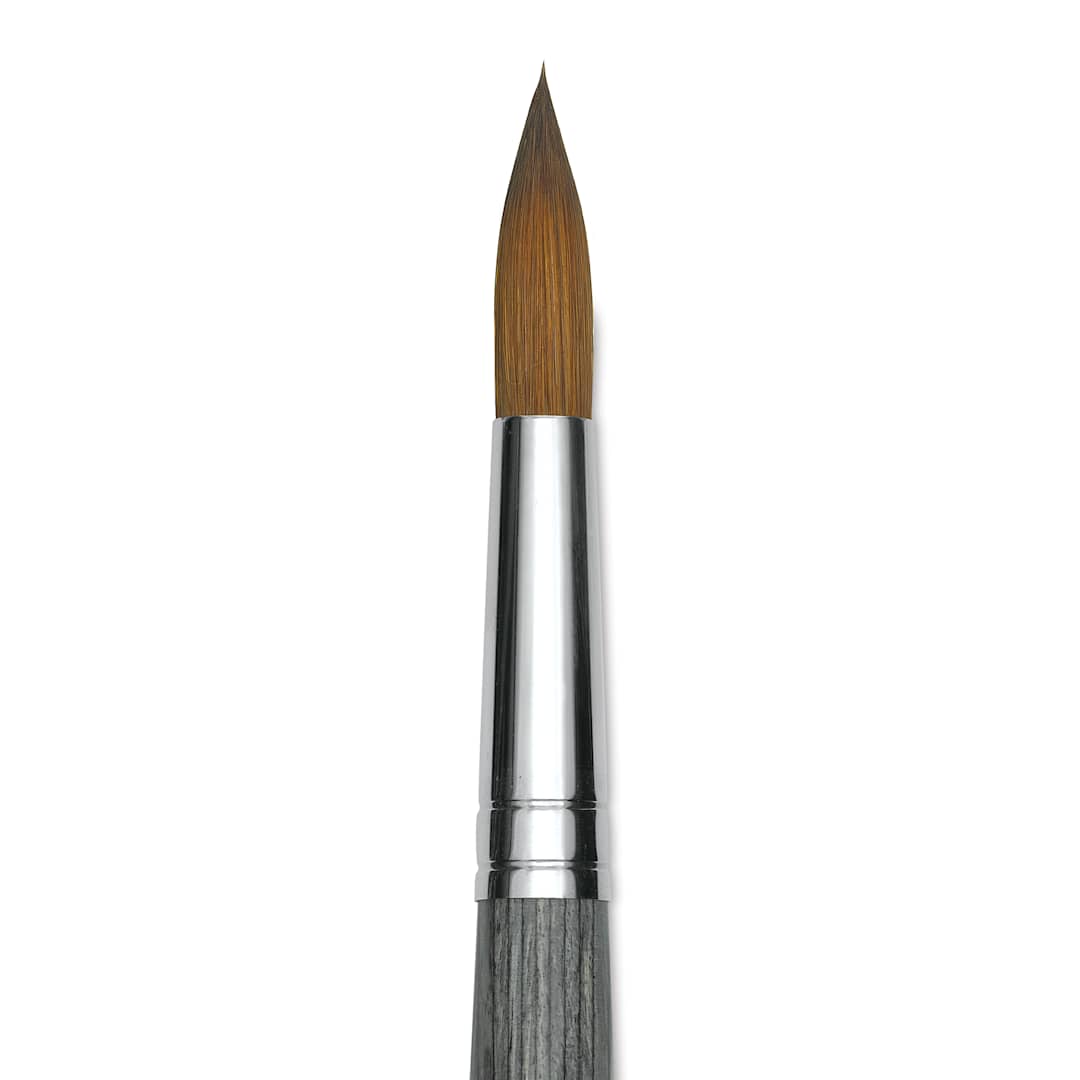 Open in modal - Da Vinci Colineo Synthetic Kolinsky Sable Brush - Round, Size 16, Short Handle (close-up)
