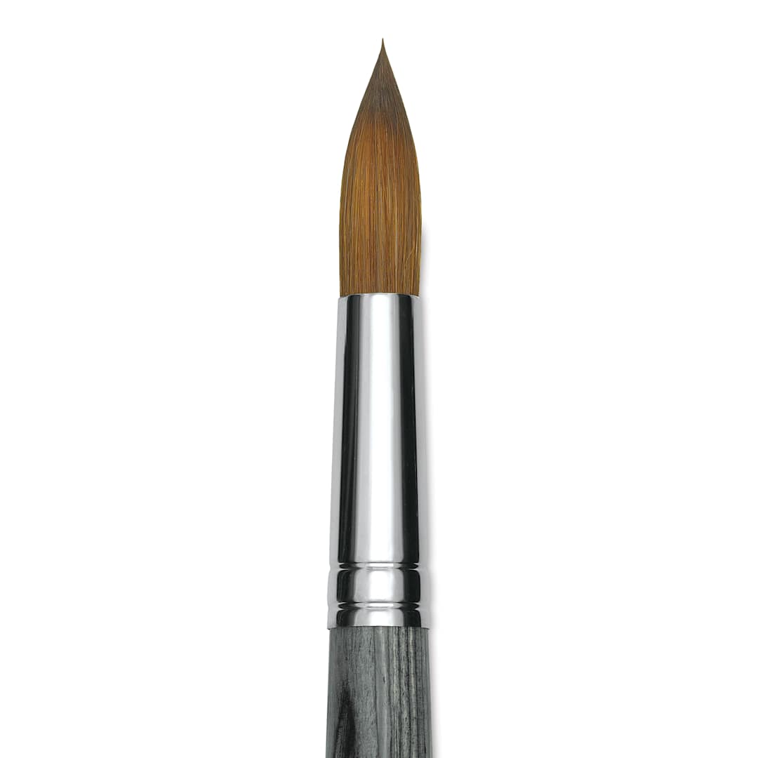 Open in modal - Da Vinci Colineo Synthetic Kolinsky Sable Brush - Round, Size 20, Short Handle (close-up)