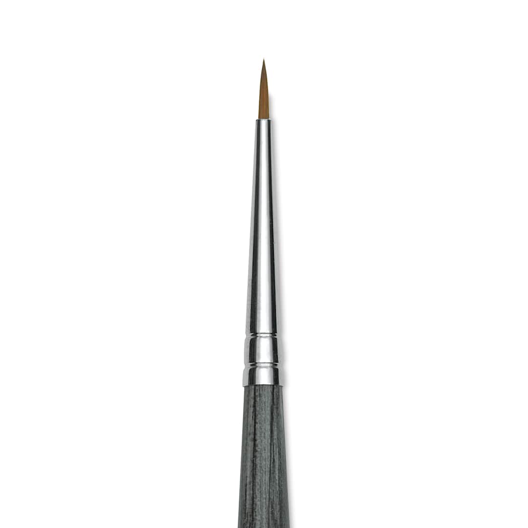 Open in modal - Da Vinci Colineo Synthetic Kolinsky Sable Brush - Round, Size 2/0, Short Handle (close-up)