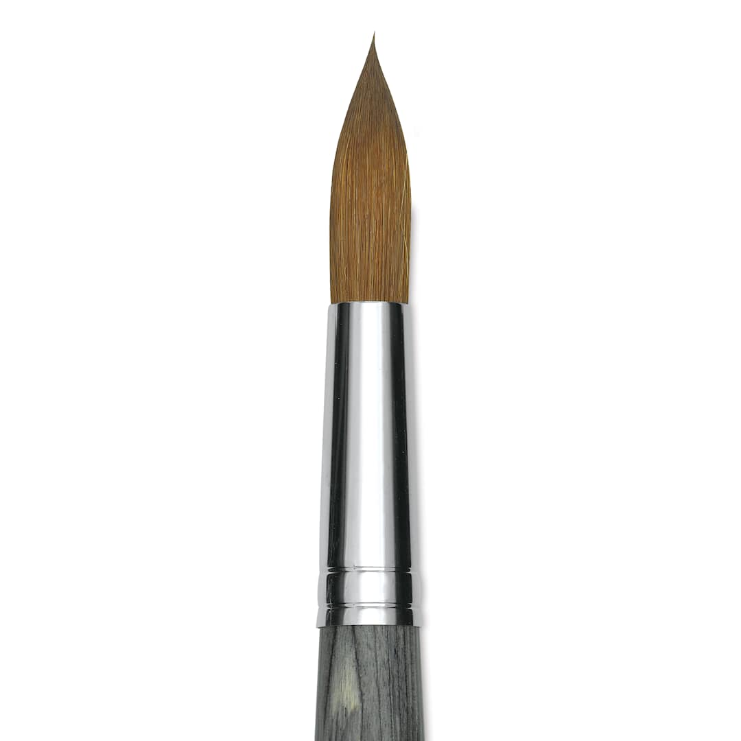 Open in modal - Da Vinci Colineo Synthetic Kolinsky Sable Brush - Round, Size 24, Short Handle (close-up)