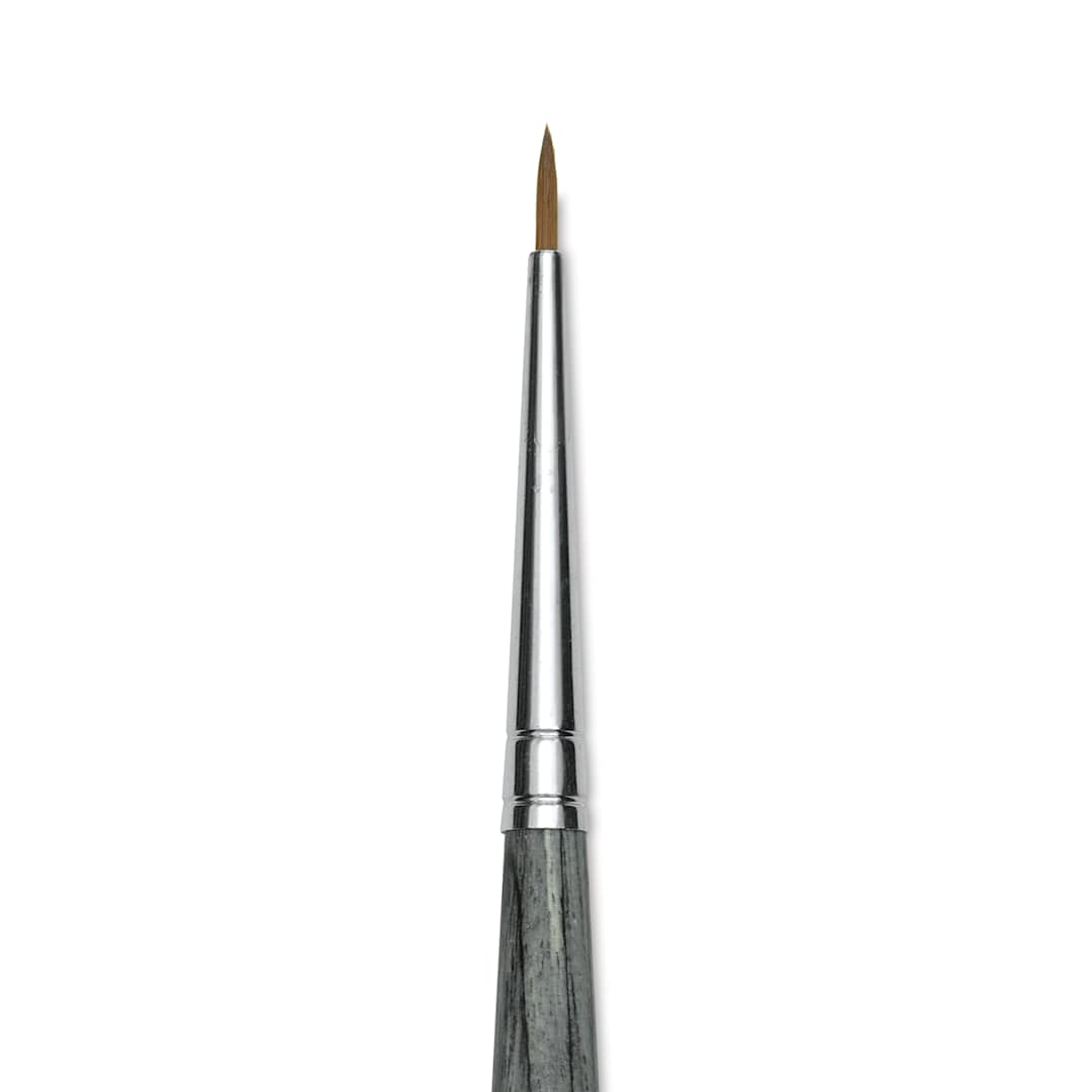 Open in modal - Da Vinci Colineo Synthetic Kolinsky Sable Brush - Round, Size 3/0, Short Handle (close-up)