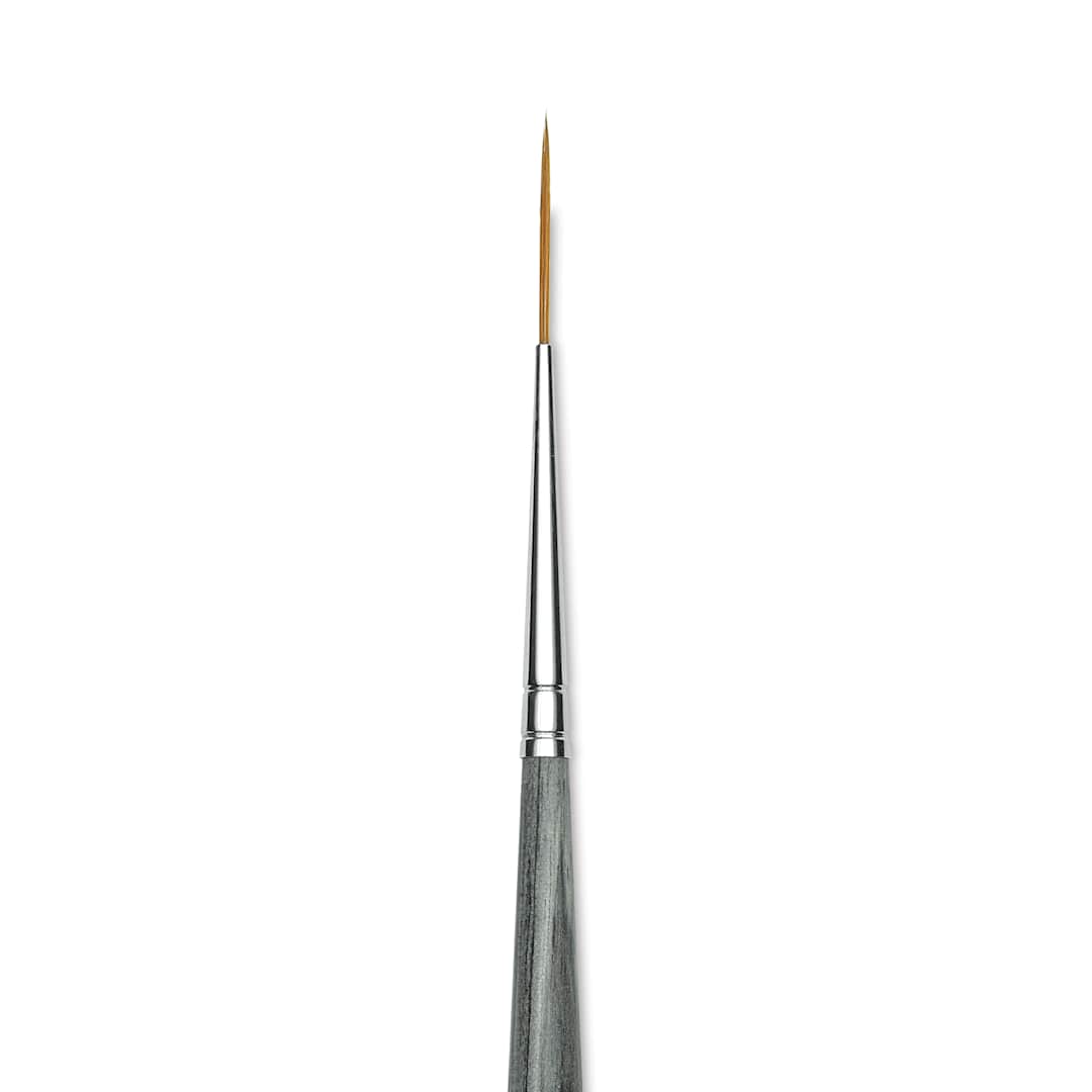 Open in modal - Da Vinci Colineo Synthetic Kolinsky Sable Brush - Rigger, Size 5/0, Short Handle (close-up)