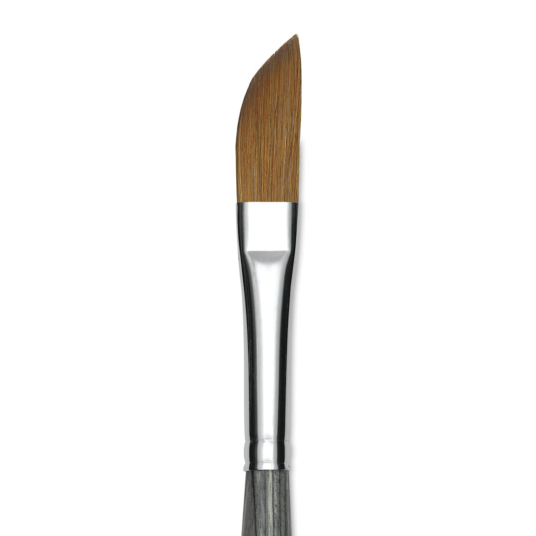 Open in modal - Da Vinci Colineo Synthetic Kolinsky Sable Brush - Sword, Size 14, Short Handle (close-up)