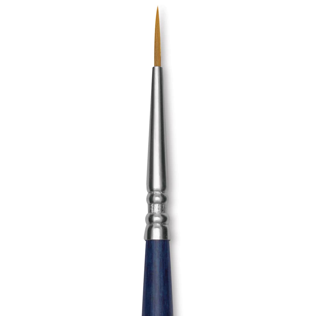 Open in modal - Escoda Chronos Brush - Short Handle, Round, Size 1, close-up