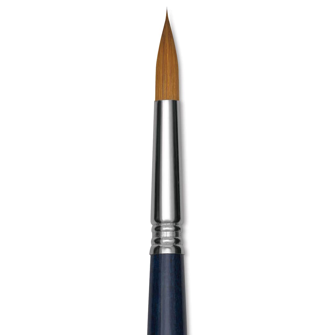 Open in modal - Escoda Chronos Brush - Short Handle, Round, Size 12, close-up