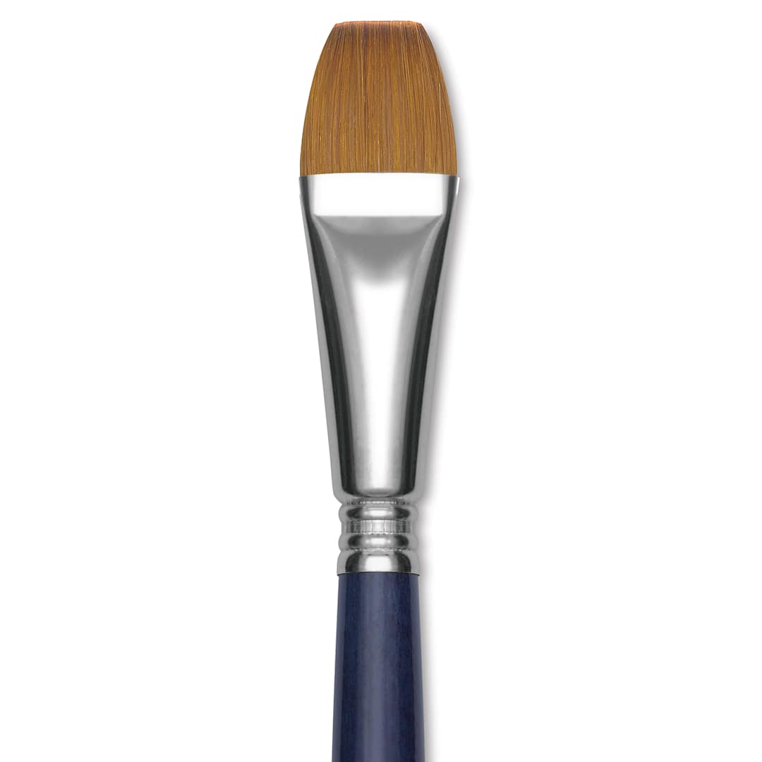 Open in modal - Escoda Chronos Brush - Long Handle, Bright, Size 3/4", close-up